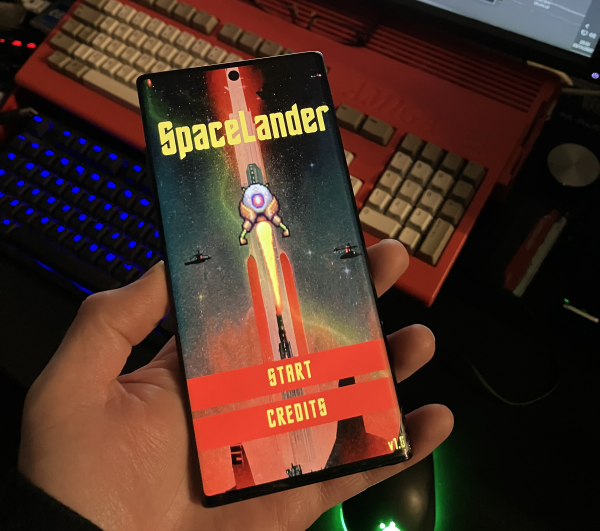 SpaceLander on my phone